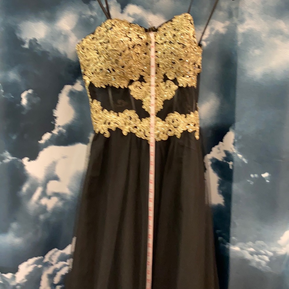 BA Nites Corset Gown Lace Up Back
